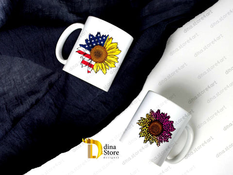 Sunflowers Sublimation Designs Collection no.1 Sublimation Dina.store4art 
