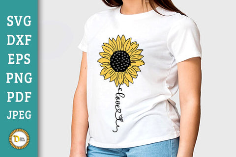 Sunflowers SVG Inspirational Quotes Bundle For Cricut SVG Dina.store4art 