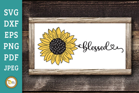 Sunflowers SVG Inspirational Quotes Bundle For Cricut SVG Dina.store4art 