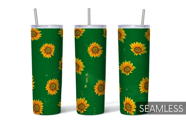 SunflowerTumbler Sublimation Sublimation SvgOcean 