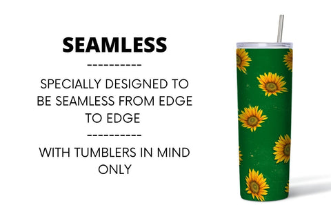 SunflowerTumbler Sublimation Sublimation SvgOcean 