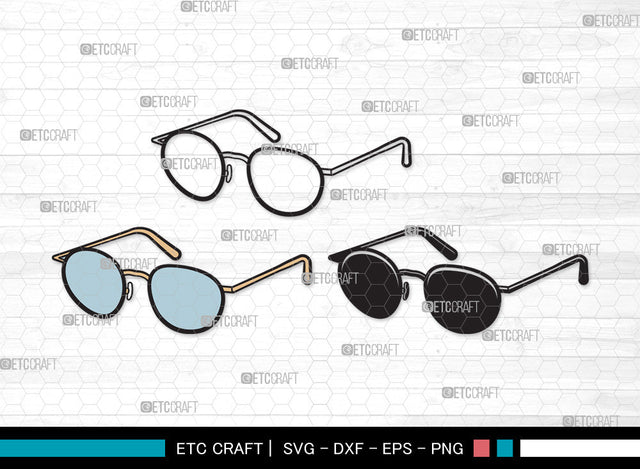 Sunglass Clipart SVG, Sunglass Svg, Aviators Sunglasses Svg, Spectacles Svg, Eyeglasses Svg, Nerd Glasses Svg, Geek Glasses Svg, Sunglass Clipart SVG ETC Craft 