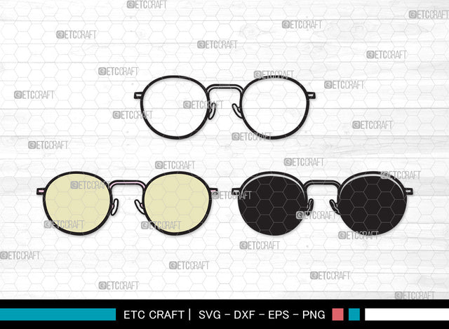 Sunglass Clipart SVG, Sunglass Svg, Aviators Sunglasses Svg, Spectacles Svg, Eyeglasses Svg, Nerd Glasses Svg, Geek Glasses Svg, Sunglass Clipart SVG ETC Craft 
