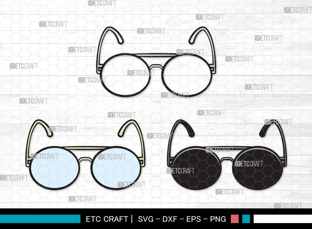Sunglass Clipart SVG, Sunglass Svg, Aviators Sunglasses Svg, Spectacles Svg, Eyeglasses Svg, Nerd Glasses Svg, Geek Glasses Svg, Sunglass Clipart SVG ETC Craft 