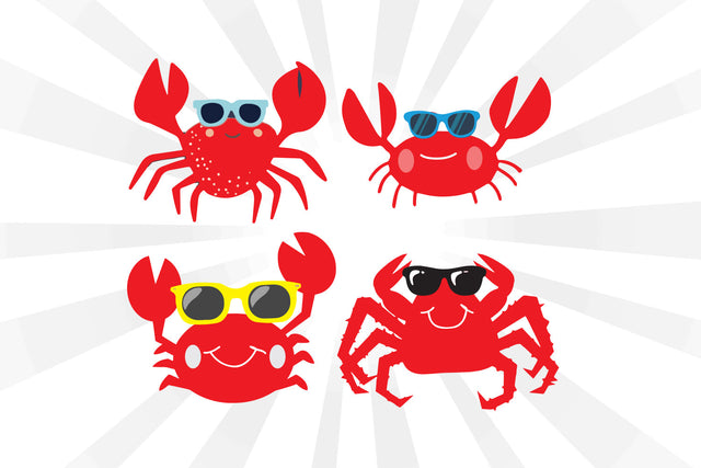 Sunglass Crab Collection svg SVG Johan Ru designs 