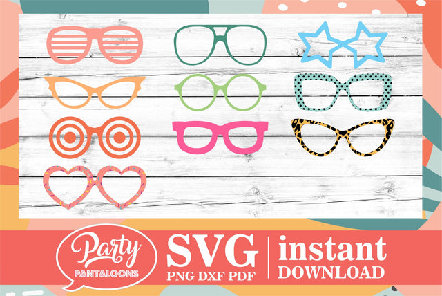 SUNGLASSES AND EYEGLASSES | SVG SVG Partypantaloons 