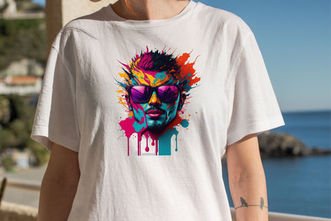 Sunglasses Face Watercolour Clipart Sublimation Rupkotha 