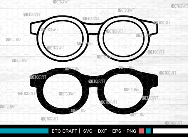 Sunglasses SVG, Eyeglasses svg, Glasses Svg, Aviator Sunglasses Svg, Nerd Glasses Svg, Geek Glasses Svg, Sunglasses Svg SVG ETC Craft 