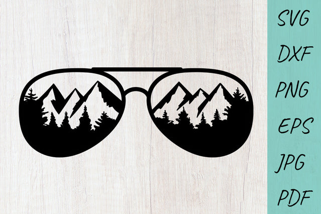 Sunglasses SVG, Mountain Aviator, Camping svg, Adventure SVG Irina Ostapenko 