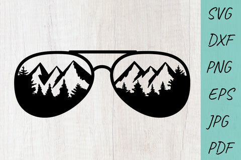 Sunglasses SVG, Mountain Aviator, Camping svg, Adventure SVG Irina Ostapenko 