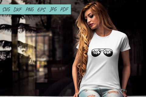 Sunglasses SVG, Mountain Aviator, Camping svg, Adventure SVG Irina Ostapenko 