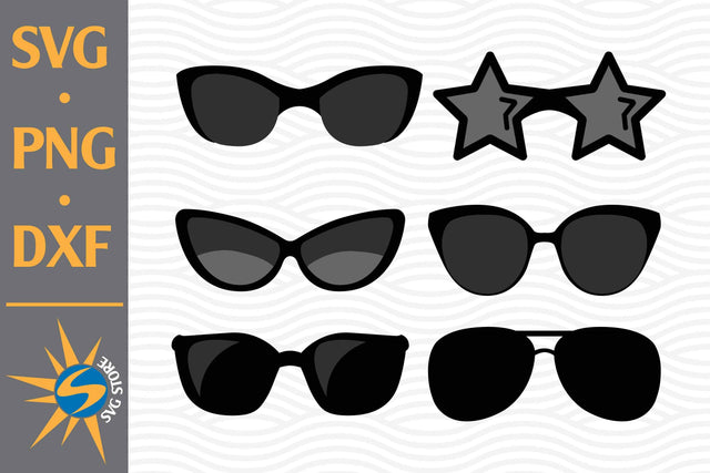 Sunglasses SVG, PNG, DXF Digital Files Include SVG SVGStoreShop 