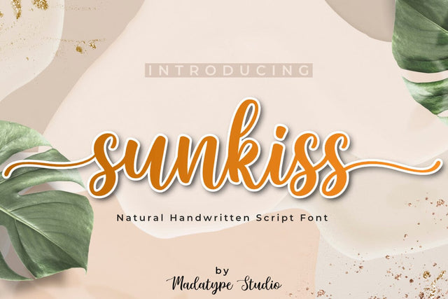 Sunkiss Font Madatype Studio 