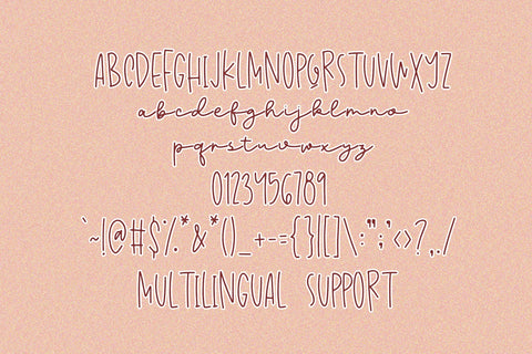 Sunkiss Heaven Font Dm Letter Studio 