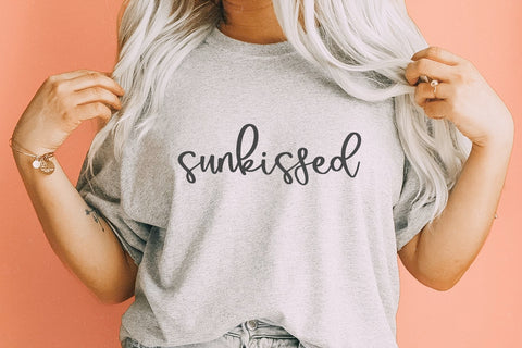 Sunkissed - Handwritten Script Font Font KA Designs 