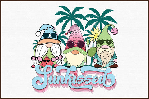 Sunkissed PNG, Summer PNG,Gnome Sublimation designartist 