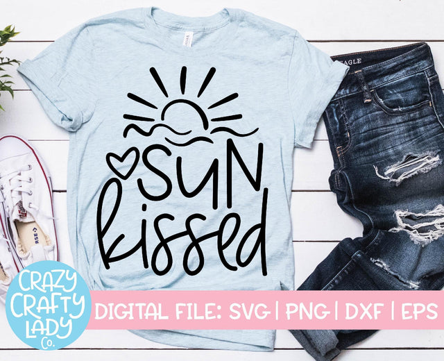 Sunkissed | Summer SVG Cut File SVG Crazy Crafty Lady Co. 