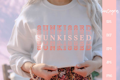 Sunkissed SVG Cut File Free For Commercial Use SVG Sintegra 