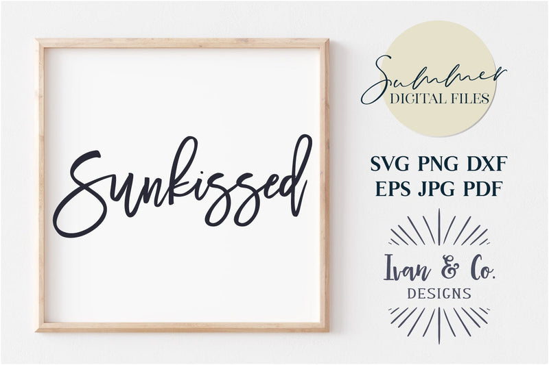 Free Sun Kissed Svg For Cricut