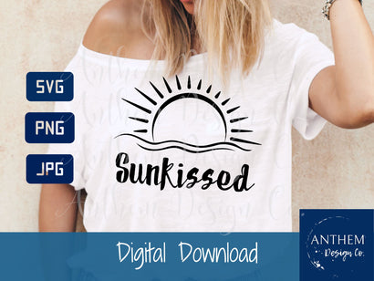 Sunkissed svg | Summer digital cut file SVG Anthem Design Company 