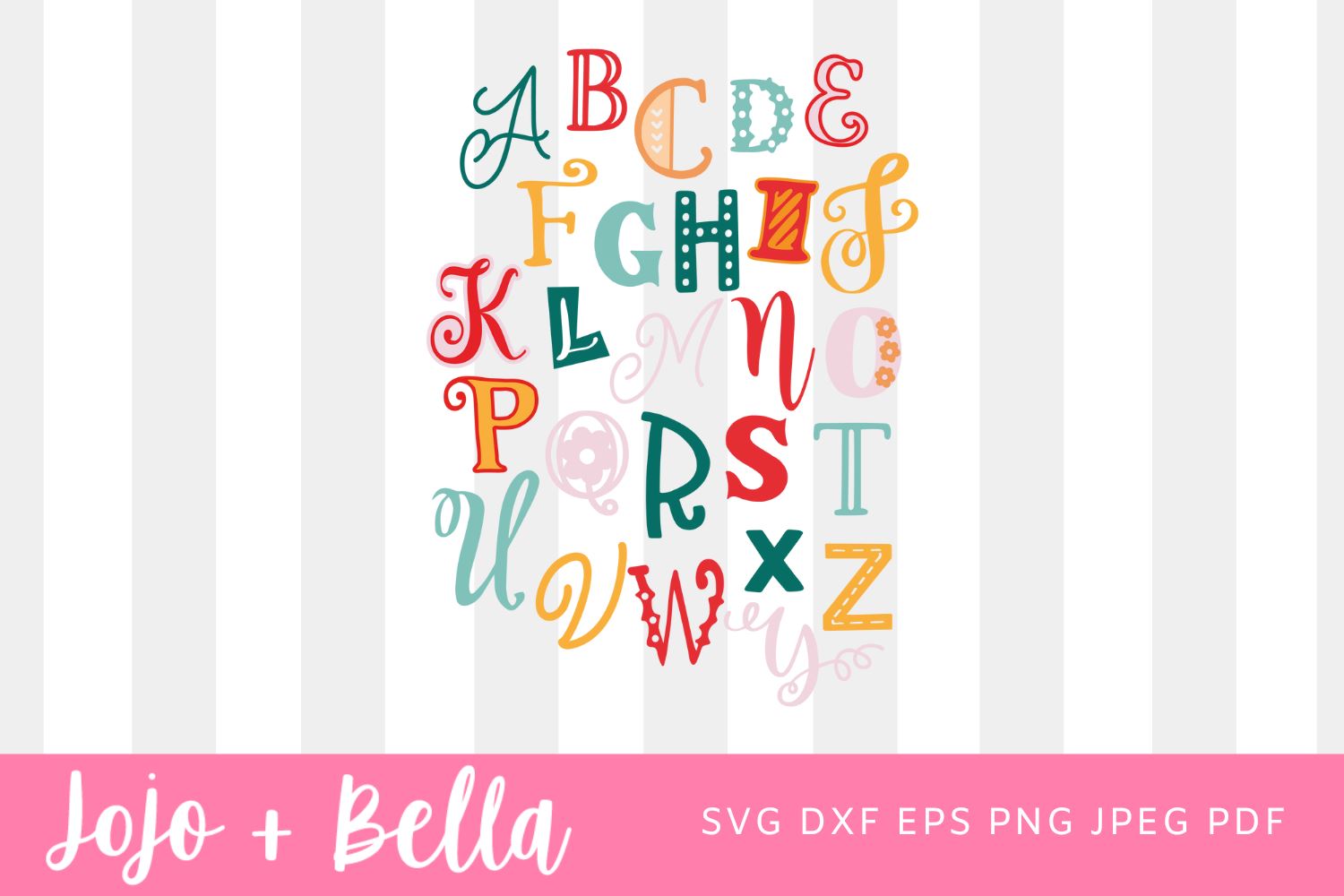 Sunny Alphabet Art SVG, Sunny Alphabet Art SVG, Alphabet cut file, ABC ...