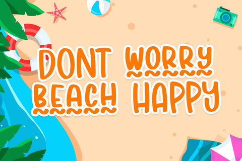 Sunny Beach Font Dm Letter Studio 