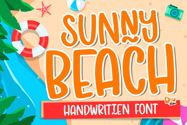 Sunny Beach Font Dm Letter Studio 