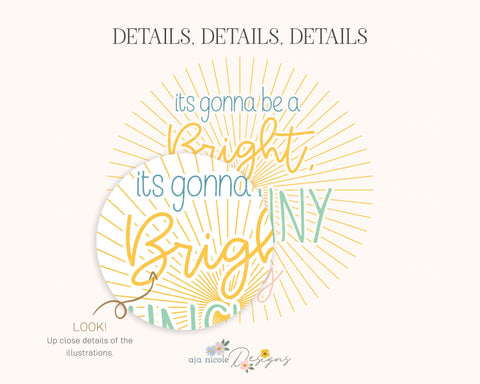 Sunny Day Sublimation file Sublimation Aja Nicole Designs 