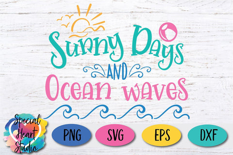 Sunny Days and Ocean Waves SVG Special Heart Studio 