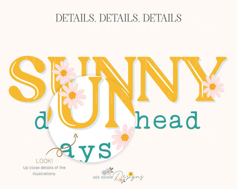 Sunny Days Sublimation design Sublimation Aja Nicole Designs 