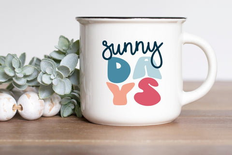 Sunny Days svg, Summer SVG Files for Cricut, Sun svg, Travel svg, Vacation svg SVG Designing Digitals 