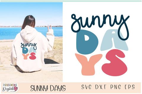 Sunny Days svg, Summer SVG Files for Cricut, Sun svg, Travel svg, Vacation svg SVG Designing Digitals 