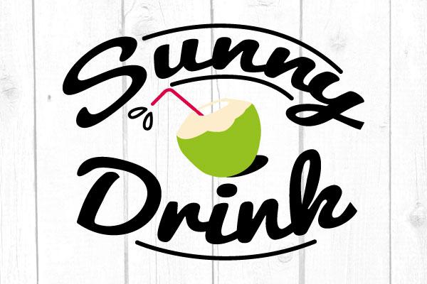 Sunny Drink Svg SVG cricutfilesmg 