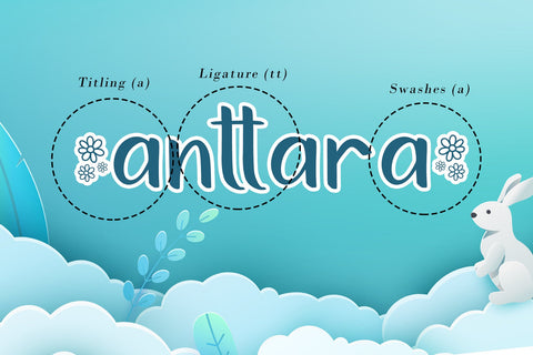 Sunny Easter Font AEN Creative Store 