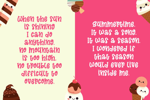 Sunny Summer Font Hayletter Creative 