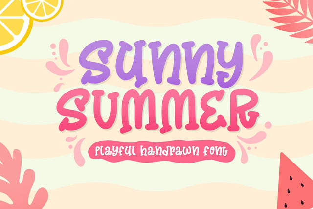 Sunny Summer Font Hayletter Creative 