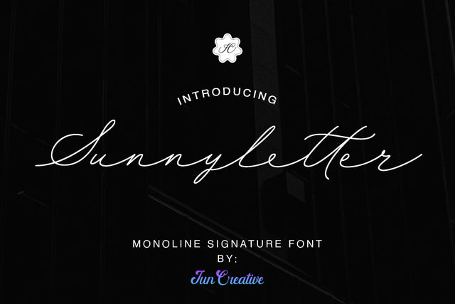 Sunnyletter Font Font Jun Creative 