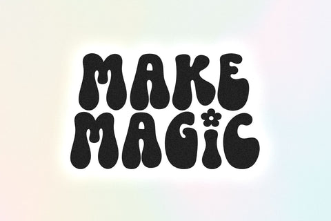 Sunrise - Groovy Retro Font Font KA Designs 