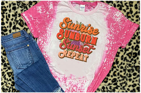 Sunrise Sunburn Sunset Repeat Sublimation Sublimation Jagonath Roy 