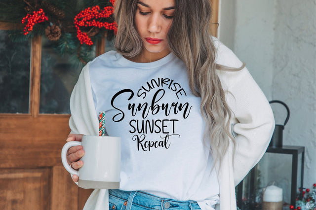 Sunrise Sunburn Sunset Repeat svg SVG orpitasn 