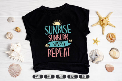 Sunrise Sunburn Sunset Repeat svg SVG shah alam 