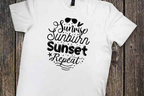Sunrise Sunburn Sunset Repeat SVG SVG VectorSVGdesign 