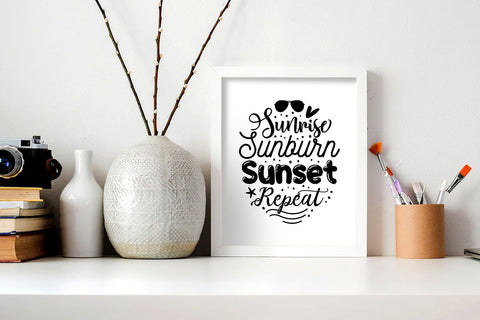 Sunrise Sunburn Sunset Repeat SVG SVG VectorSVGdesign 