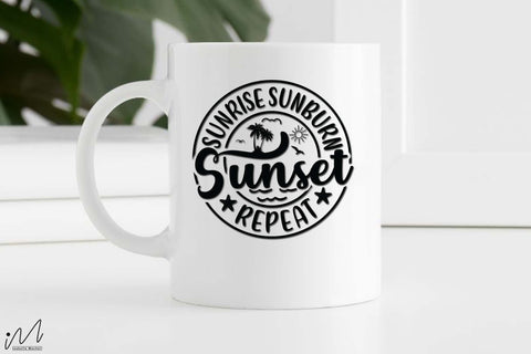 Sunrise Sunburn Sunset Repeat svg3, Summer svg, Summer t shirt svg, Vacation Svg, Ocean Svg Svg, Beach Svg, Beach t shirt svg, Summer mug svg, Beach time svg, Summer vibes svg, Hello summer svg, Lake time SVG Isabella Machell 