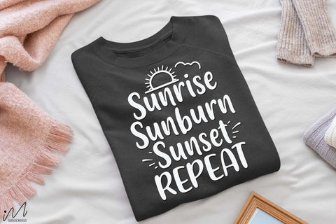 Sunrise Sunburn Sunset Repeat svg4,Summer svg, Summer t shirt svg, Vacation Svg, Ocean Svg Svg, Beach Svg, Beach t shirt svg, Summer mug svg, Beach time svg, Summer vibes svg, Hello summer svg, Lake time SVG Isabella Machell 