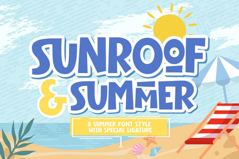 Sunroof & Summer Font Wildan Type 