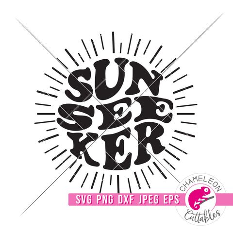 Sunseeker Retro svg png dxf eps jpeg SVG Chameleon Cuttables 