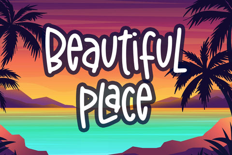 Sunset Ball Font Abo Daniel Studio 