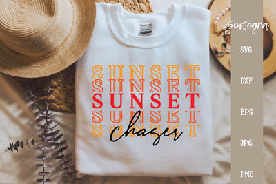 Sunset Chaser Cut File SVG Free For Commercial Use SVG Sintegra 