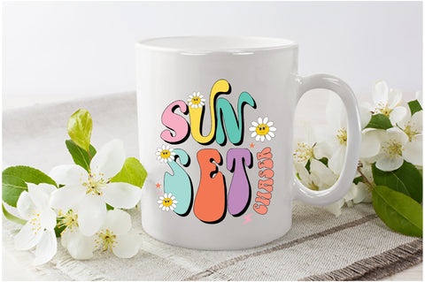 Sunset Chaser Retro Summer Sublimation Sublimation Jagonath Roy 